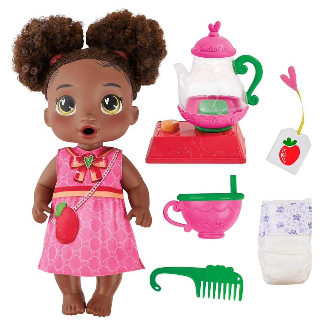 Bubbly Tea Party Berry Boo Doll Baby Alive doll set