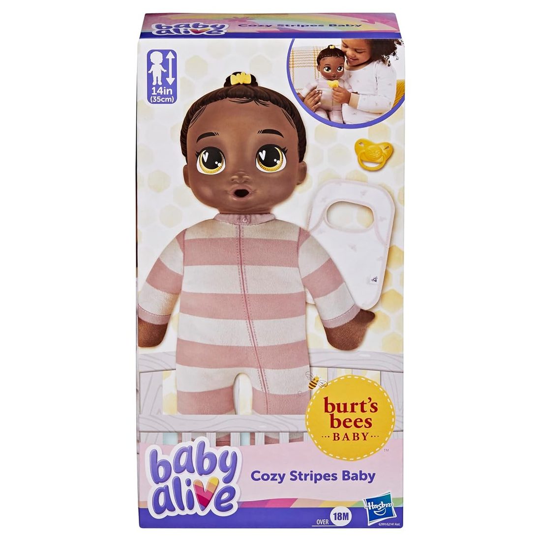 Burt's Bees Cozy Stripes, Black Hair, view 2