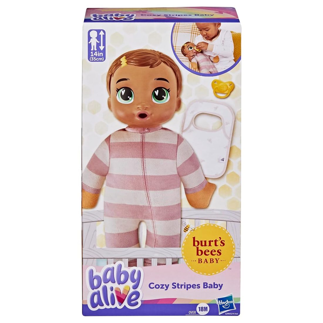 Burt's Bees Cozy Stripes, Brown Hair, view 2
