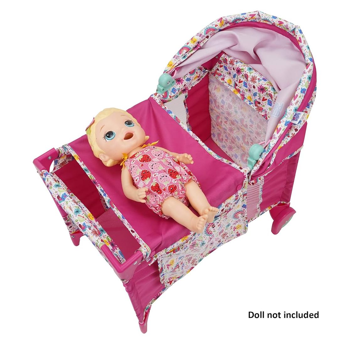 Deluxe Doll Play Yard, Pink Rainbow Pack, view 5