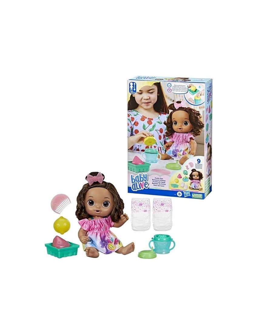 Fruity Sips Doll, Brown Hair, view 3